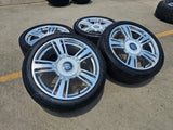 21" Rolls Royce Wraith Ghost Dawn OEM wheels rims tires 5x120 CONTINENTAL Texas Truck Tire