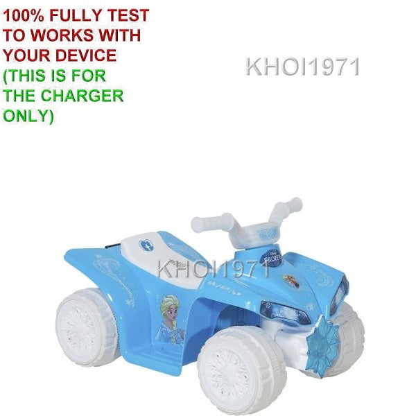 AC Wall Charger Adapter for Dynacraft Disney Frozen Little Quad Ride-On 8803-19