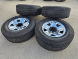 18" Dodge Ram 2500 3500 STEEL chrome OEM 2473 wheels rims MICHELIN LTX A/T2 Texas Truck Tire