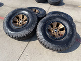 17" Ford F-150 Raptor OEM BEADLOCK 10114 BRONZE rims wheels tires BFG 37" NEW Texas Truck Tire