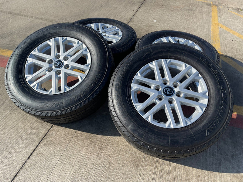 18" Toyota Tundra Sequoia OEM wheels rims 75281 LX600 2022 2024 2025 2026 TOYO Texas Truck Tire