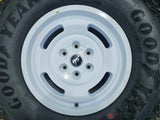 17" Ford Bronco HERITAGE Stroppe Edition 10463 OEM wheels rims white 2025 2026 Texas Truck Tire