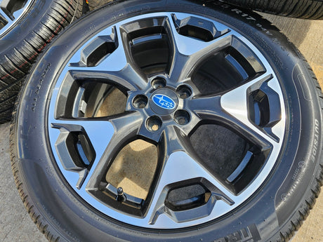 17" Subaru XV Crosstrek OEM 68855 wheels rims tires 2022 2023 2024 2025 2026 NEW Texas Truck Tire