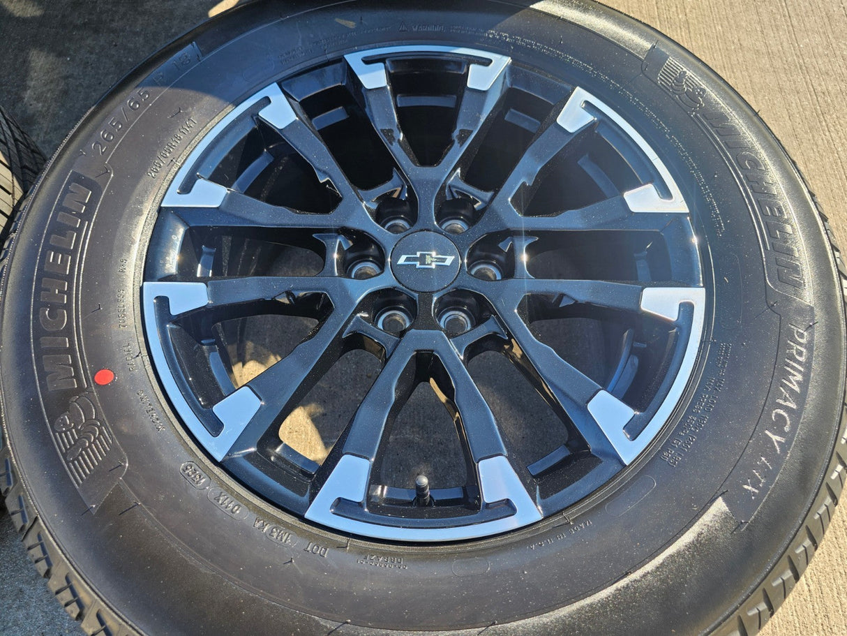 18" Chevy Traverse Blazer Z71 GMC Acadia OEM 14154 wheels rims 2025 2026 NEW Texas Truck Tire