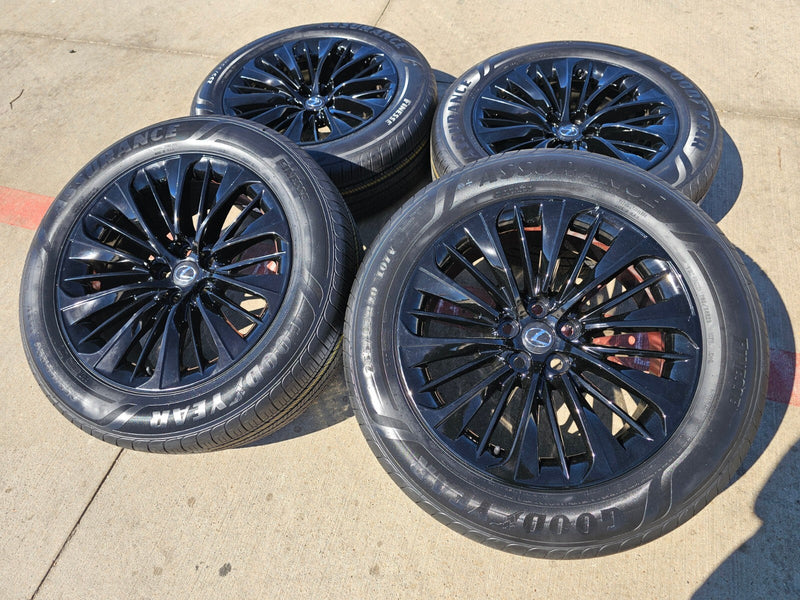 20" Lexus TX350 OEM wheels rims 74370 LC500 LS500 LS500H 2023 2024 2025 2026 NEW Texas Truck Tire