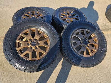 17" Toyota Tacoma 4Runner TRD OEM 94254 10637 BRONZE wheels rims 2025 2026 NEW Texas Truck Tire