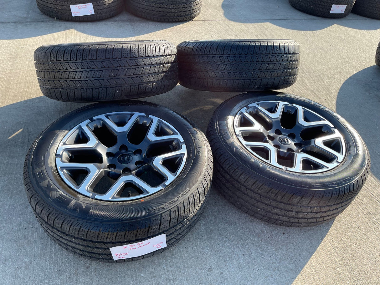 20" Dodge Ram 1500 OEM 94059 Laramie wheels rims 68583860AA 2024 2025 2026 Texas Truck Tire