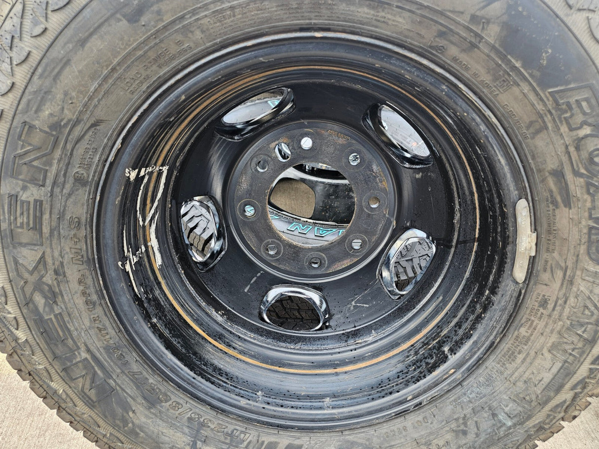 17" Dodge Ram 3500 Dually 8x200 wheels rims 2703 2704 OEM 2025 2026 NEW A/T Texas Truck Tire