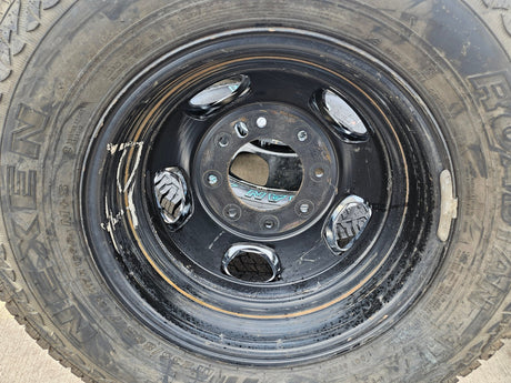 17" Dodge Ram 3500 Dually 8x200 wheels rims 2703 2704 OEM 2025 2026 NEW A/T Texas Truck Tire