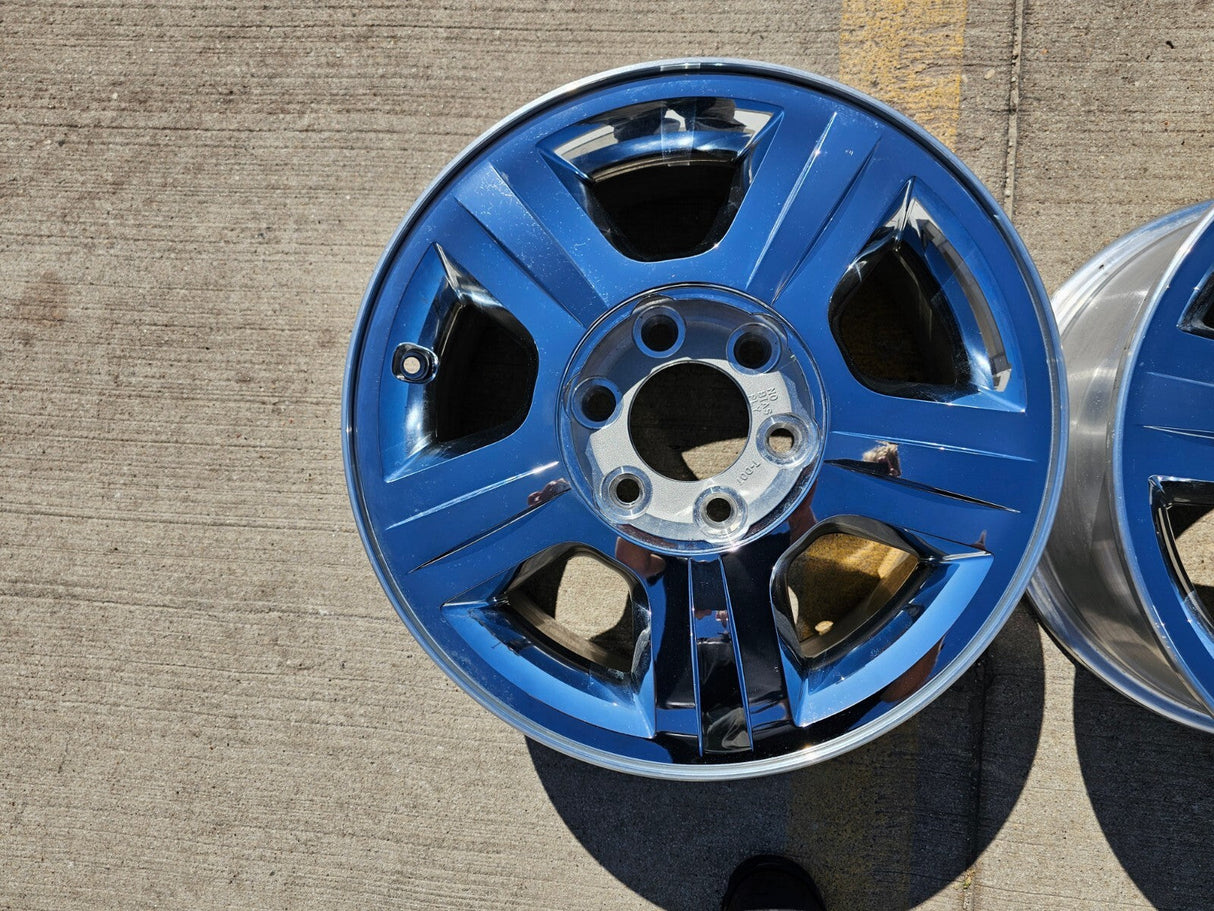 17" Ford F-150 Expedition OEM chrome rim wheel 3593 spare 2005 2006 2007 2008 Texas Truck Tire