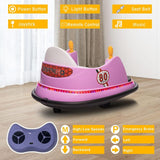 6V Electric Ride-On Bumper Car with Remote Control for Kids and Toddlers