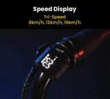 24V Children's Boys Ride On Motorbike Chopper Bicycle 160W Engine 10MPH Velocity, Distance Tracker, Mist