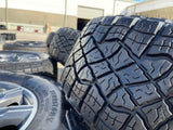 18" GMC Sierra AT4X Chevy Silverado OEM 14131 wheels rims 2024 2025 2026 Texas Truck Tire