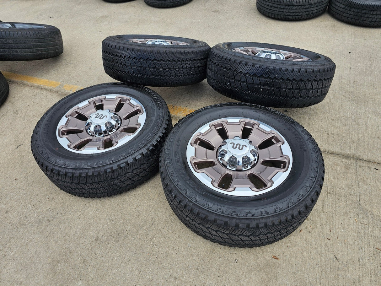 20" Ford F-250 F-350 OEM 10487 KING RANCH tan wheels rims 2024 2025 2026 NEW Texas Truck Tire