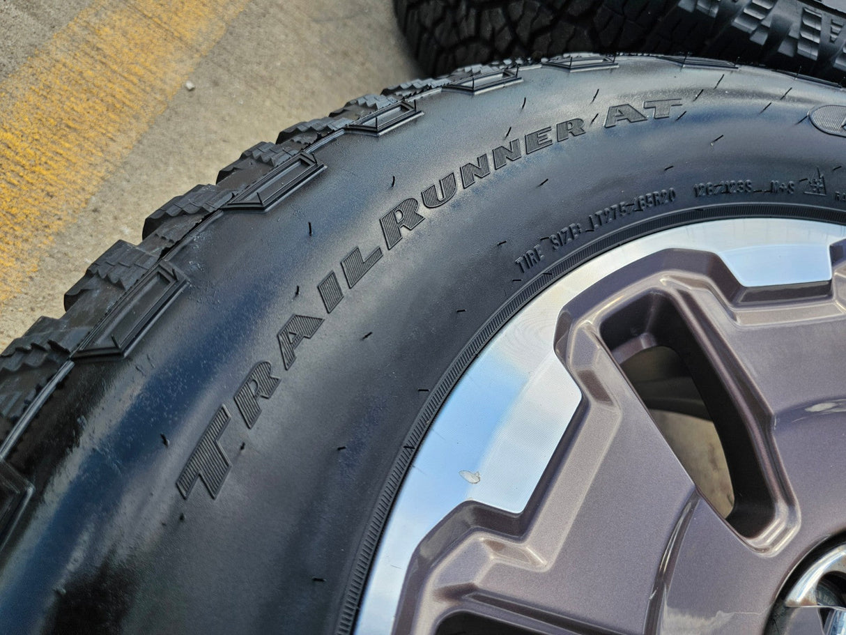 20" Ford F-250 F-350 OEM 10487 LIMITED KING RANCH tan wheels rims GOODYEAR Texas Truck Tire