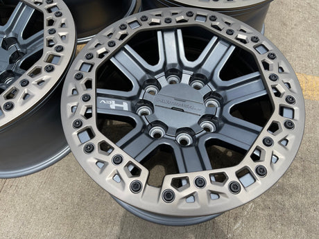 (5) 18" Hummer Grazen beadlock EV HEV 2500 OEM wheels rims 2024 2025 2026 NEW Texas Truck Tire