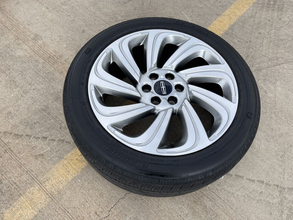 (1) 22" Lincoln Navigator BLACK LABEL OEM 10497 rim wheel 2022 2023 2024 GENERAL Texas Truck Tire