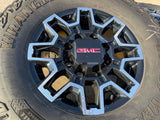 18" GMC Sierra AT4X Chevy Trail Boss 2500 OEM 14136 wheels rims GOODYEAR 35" Texas Truck Tire