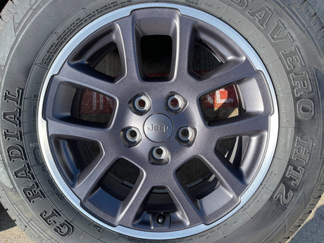 18" Jeep Gladiator Overland OEM wheels rims Wrangler 9241 96494 tires Texas Truck Tire