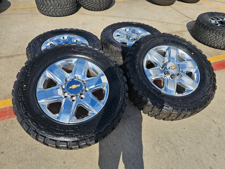 20" Chevy Silverado High Country 2500 3500 OEM 5962 wheels rims 2024 2025 NEW Texas Truck Tire