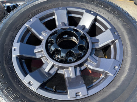20" Ford F-250 F-350 OEM gray Lariat 10485 10296 wheels rims tires DISCOUNTED Texas Truck Tire