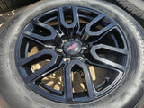 20" GMC Sierra Yukon Chevy OEM black 5914 5918 wheels rims 2023 2024 2025 2026 Texas Truck Tire