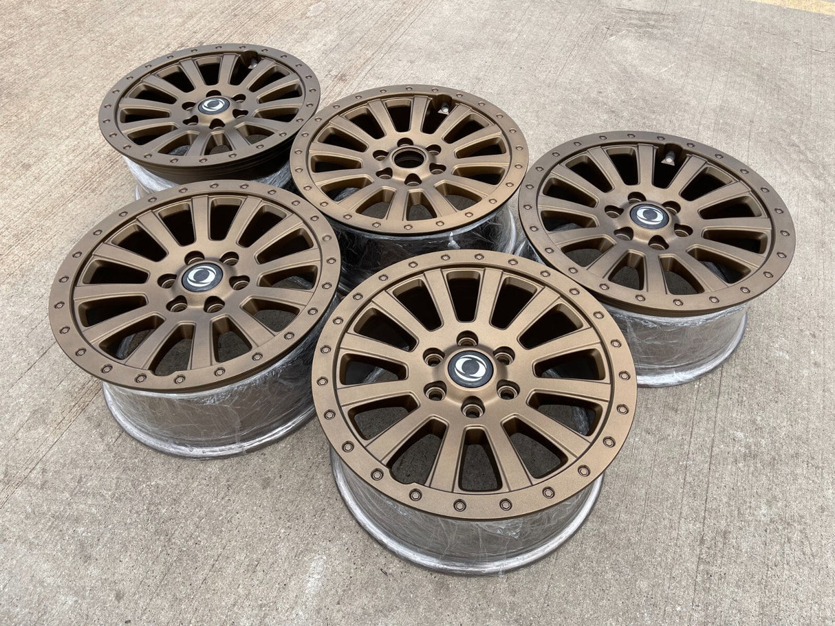 (5) 18" INEOS Grenadier OEM wheels rims Beadlock 2023 2024 2025 2026 NEW Texas Truck Tire