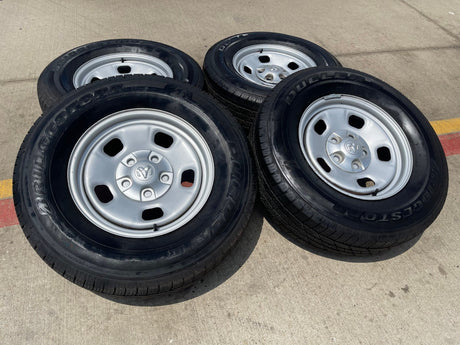 17" Dodge Ram 1500 OEM wheels rims 2449 5x139 5x5.5 tires BRIDGESTONE Texas Truck Tire