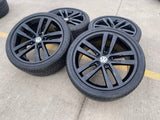 19" VW Passat Golf GTI Jetta OEM Salvador black wheels rims 70002 tires Texas Truck Tire