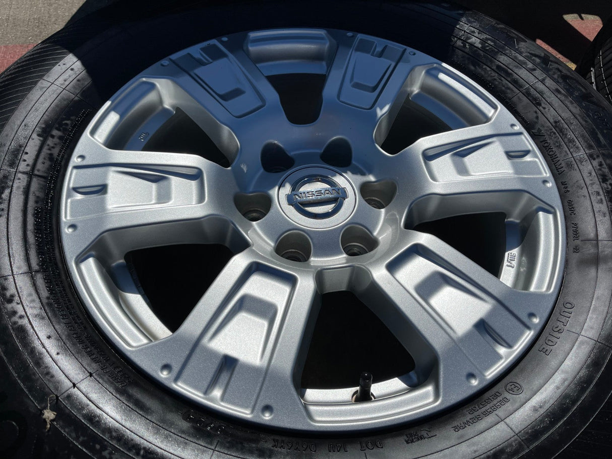 18" Nissan Titan Armada OEM 62752 wheels rims tires YOKOHAMA Texas Truck Tire