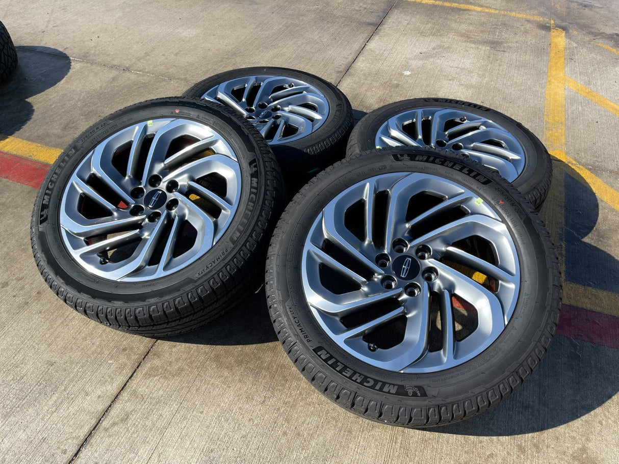 22" Lincoln Navigator OEM 94225 rims wheels BLACK LABEL 2025 2026 MICHELIN NEW Texas Truck Tire