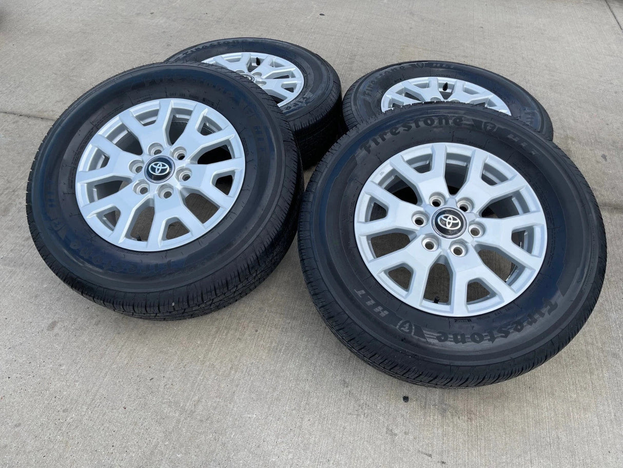 17" Toyota Tacoma 4Runner TRD OEM 10637 94254 wheels rims 2025 2026 FIRESTONE Texas Truck Tire