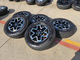 18" Ford Bronco wheels rims black 10389 Ranger tires 2023 2024 2025 2026 NEW A/T Texas Truck Tire