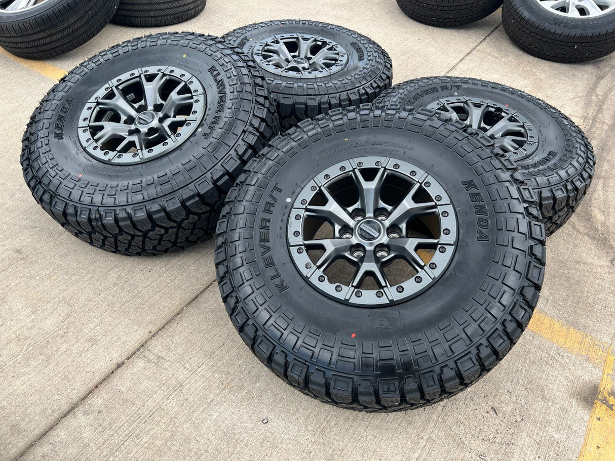 17" Ford F-150 Raptor OEM BEADLOCK 10460 rims wheels tires 37" R/T NEW Texas Truck Tire