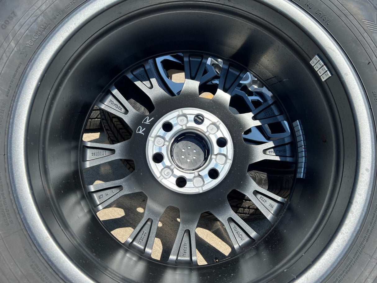 20" Toyota Tundra Platinum OEM wheels rims 95295 75276 Sequoia 2024 2025 NEW Texas Truck Tire