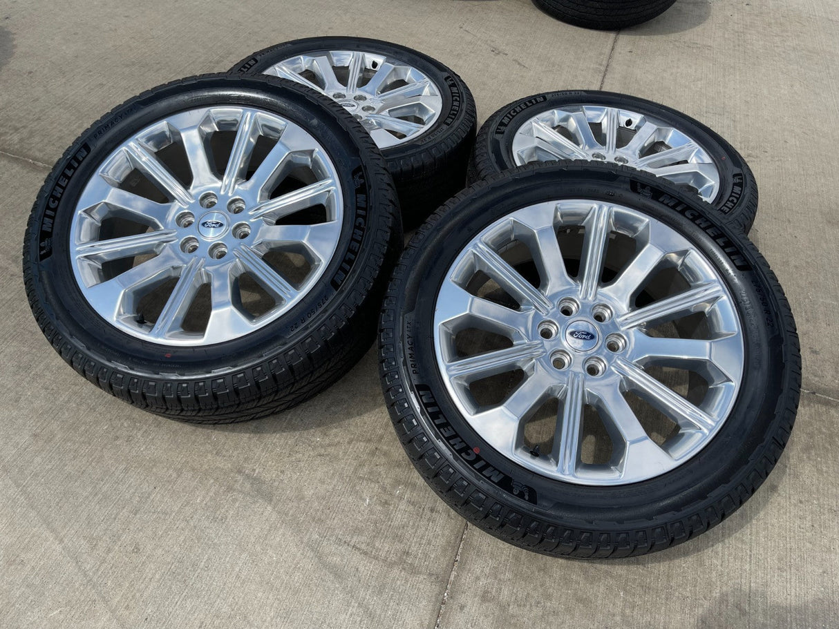 22" Ford F-150 King Ranch LIMITED OEM rims wheels 10349 Expedition NEW MICHELIN Texas Truck Tire