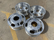 17" Ford F-350 Dually OEM 10477 10478 rims wheels 2023 2024 2025 2026 POLISHED Texas Truck Tire