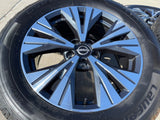 18" Nissan Murano Pathfinder FX35 FX45 QX60 OEM 62828 wheels rims 2023 2024 2025 Texas Truck Tire