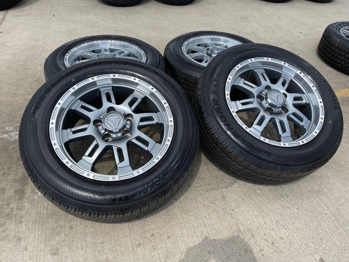 20" Toyota Tundra TSS TRD T Force OEM wheels rims 5x150 tires Texas Truck Tire