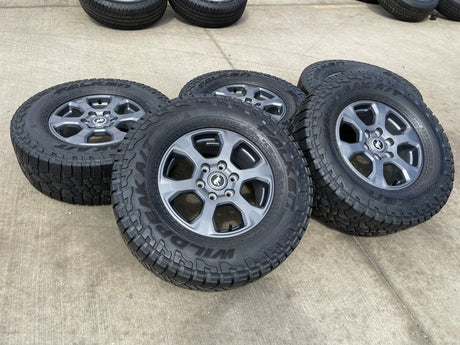 (5) 17" Ford Bronco Big Bend wheels rims 10384 OEM Ranger FALKEN A/T3 33" Texas Truck Tire