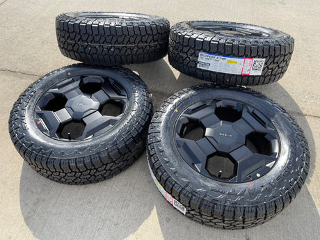 17" Kia Sorento X-PRO OEM wheels rims Telluride Sedona 2025 2026 NEW FALKEN A/T4 Texas Truck Tire