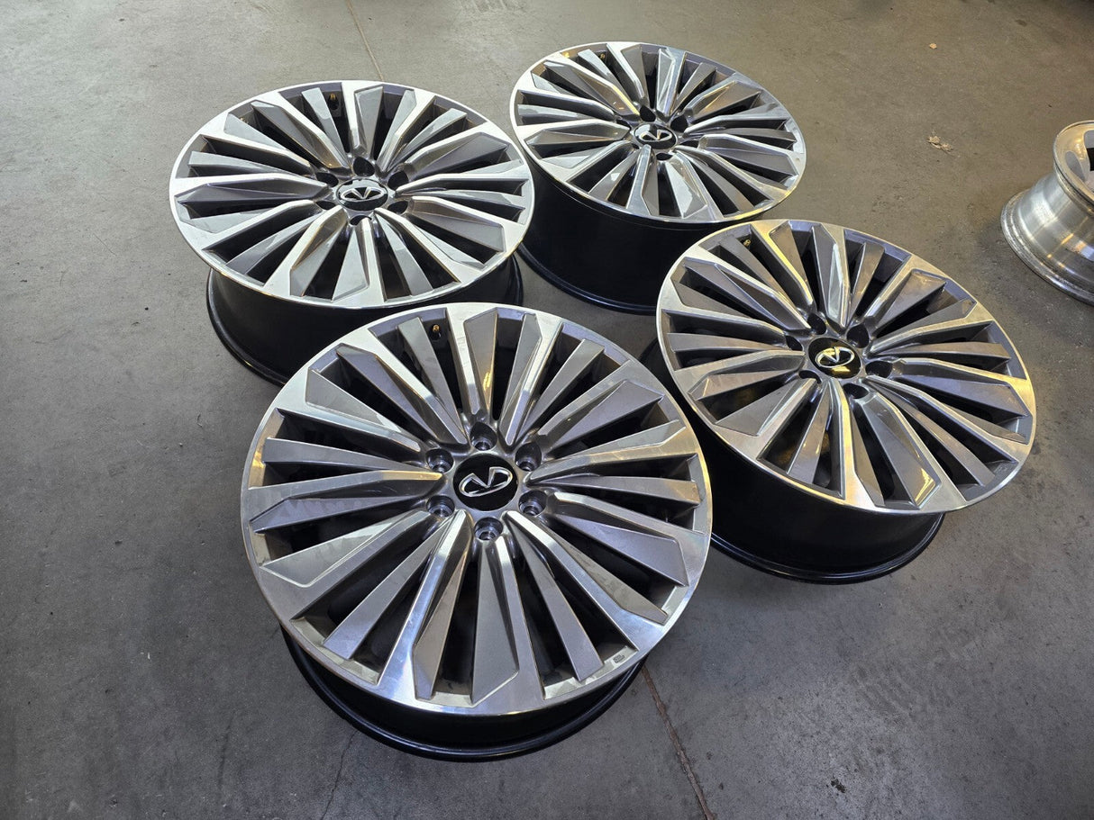 22" Infiniti QX80 QX56 Nissan Titan Armada OEM 94236 wheels rims 2025 2026 2027 Texas Truck Tire