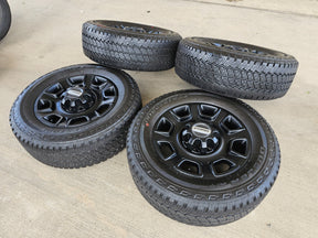 20" Ford F-250 F-350 OEM Lariat Platinum wheels rims 10486 tires 2024 2025 2026 Texas Truck Tire