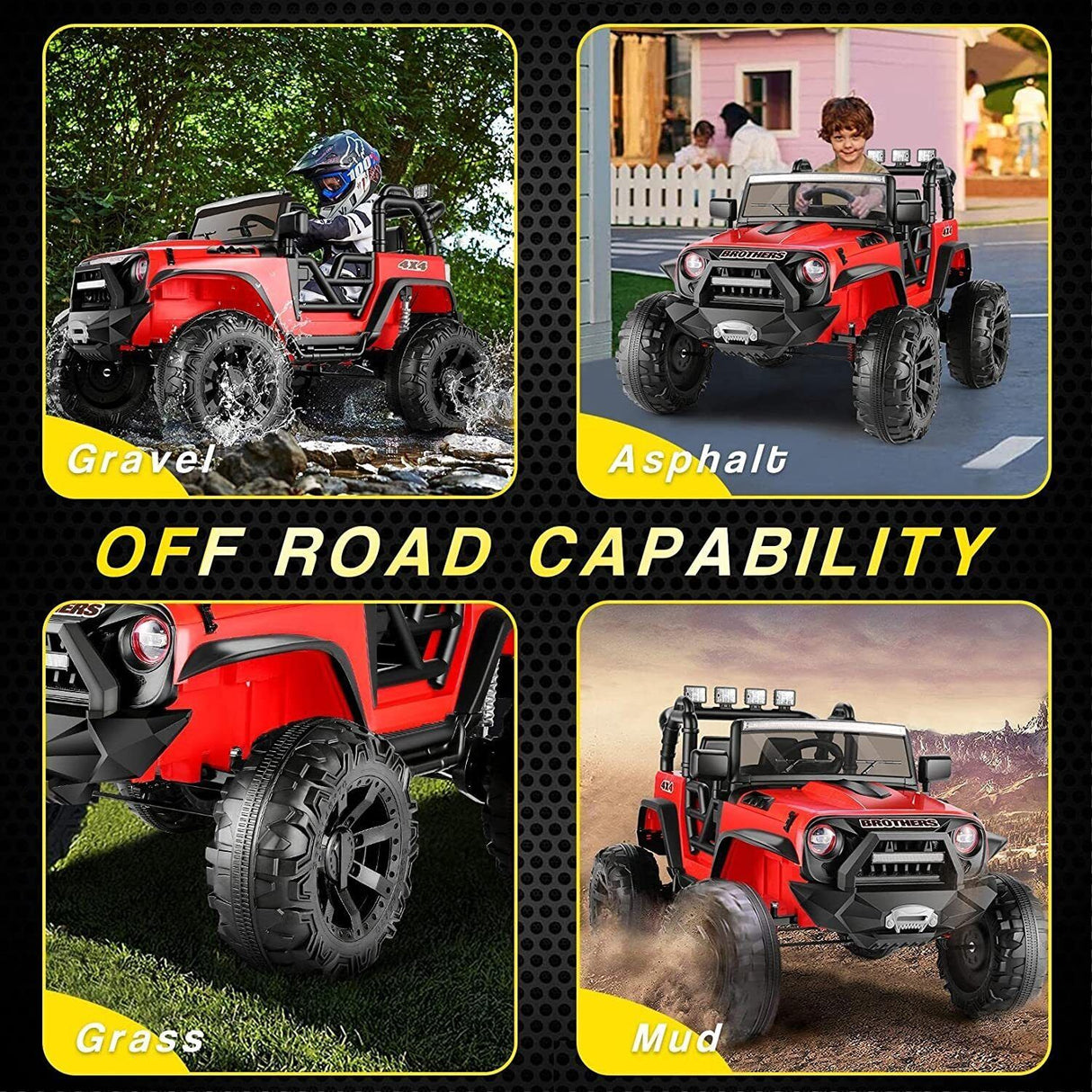 12V&24V Electric Ride-On Car for Kids: ATV Truck for Ages 3-8