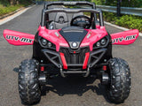 Black Mini Moto UTV 4x4 12v - Ride On Vehicle for Toddlers - Electric Car with Remote Control