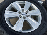 20" Ford F-150 Expedition OEM rims wheels polished 10004 tires GOODYEAR A/T Texas Truck Tire