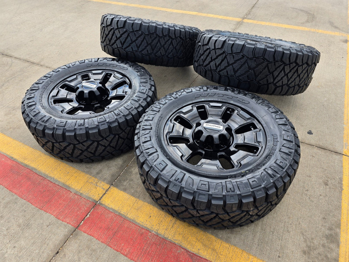 20" Ford F-250 F-350 OEM Limited Tremor 10487 wheels rims 2024 2025 2026 NEW Texas Truck Tire