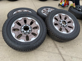 20" Ford F-250 F-350 OEM 10487 LIMITED KING RANCH tan wheels rims 2025 2026 NEW Texas Truck Tire