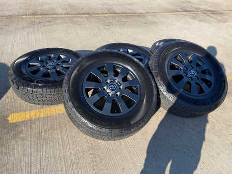 18" Toyota Land Cruiser OEM TRD wheels rims 95952 Tundra Sequoia MICHELIN NEW Texas Truck Tire