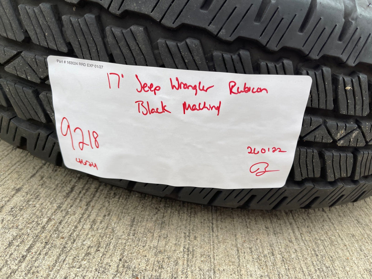 17" Jeep Wrangler Rubicon OEM 9218 wheels rims Gladiator BRIDGESTONE A/T NEW Texas Truck Tire